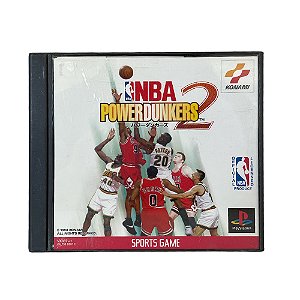 Jogo NBA Power Dunkers 2 - PS1 (Japonês)