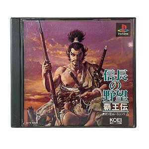 Jogo Nobunaga no Yabou: Haouden - PS1 (Japonês)