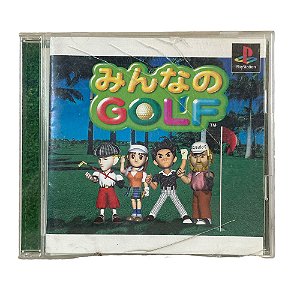 Jogo Minna no Golf - PS1 (Japonês)