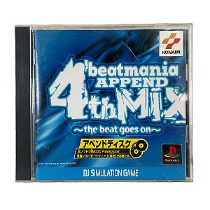Jogo BeatMania Append 4th Mix ~the beat goes on~ - PS1 (Japonês)