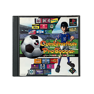 Jogo Combination Pro Soccer - PS1 (Japonês)