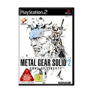 Jogo Metal Gear Solid 2: Sons of Liberty - PS2 (Japonês)