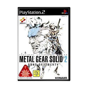 Jogo Metal Gear Solid 2: Sons of Liberty - PS2 (Japonês)