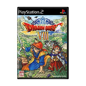 Jogo Dragon Quest VIII: Sora to Umi to Daichi to Norowareshi Himegimi - PS2 (Japonês)