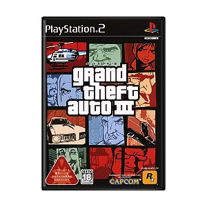 Jogo Grand Theft Auto III - PS2 (Japonês)