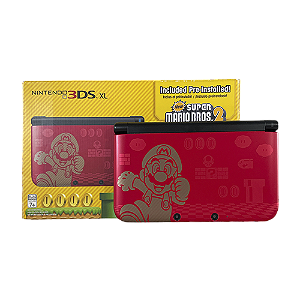 Console Nintendo 3DS XL Vermelho New Super Mario Bros 2 (Edição Especial) - Nintendo
