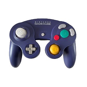 Controle Nintendo GameCube Azul com fio - GameCube
