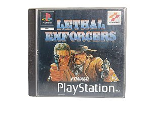 Jogo Lethal Enforcers I & II - PS1 (Europeu)