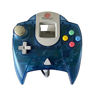Controle Dreamcast Azul Transparente - Sega