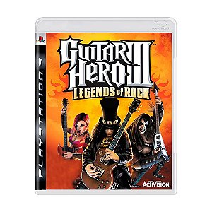 Jogo Guitar Hero III: Legends of Rock - PS3