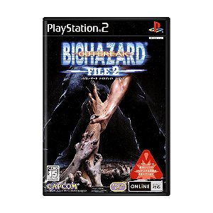 Jogo Biohazard Outbreak File 2 - PS2 (Japonês)