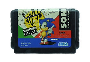 Jogo Sonic the Hedgehog - Mega Drive (JAPONÊS)