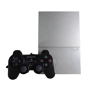Console PlayStation 2 Slim Prata - Sony (Desbloqueado 1.93)