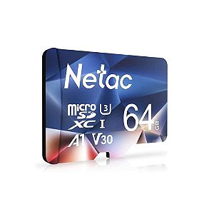 Cartão de Memória Micro SD 64GB - Netac