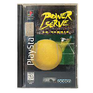 Jogo Power Serve 3D Tennis - PS1 (Long Box)