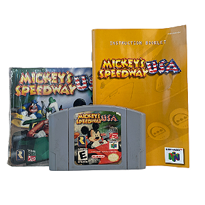 Jogo Mickey's Speedway USA - N64