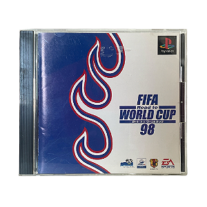 Jogo FIFA Road to World Cup 98 - PS1 (Japonês)
