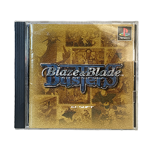 Jogo Blaze & Blade Busters - PS1 (Japonês)
