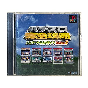 Jogo Pachi-Slot Kanzen Kouryaku: Universal Koushiki Gaido Volume 2- PS1 (JAPONÊS)