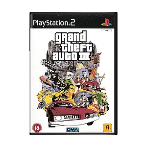 Jogo Grand Theft Auto III (GTA 3) - PS2 (Europeu)