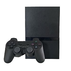 Console PlayStation 2 Slim Preto - Sony (Japonês)