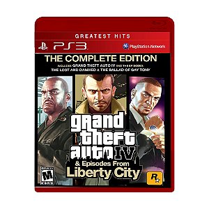 Jogo Grand Theft Auto IV: The Complete Edition - PS3 (Greatest Hits)