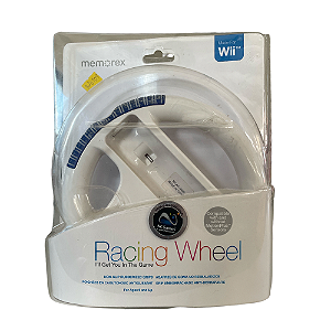 Volante Branco e Azul para Nintendo Wii (Sem Marca) - Wii