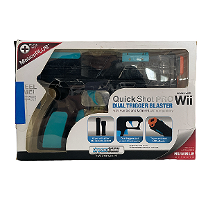 Pistola DreamGEAR Quick Shot Pro Dual Trigger Blaster - Nintendo Wii