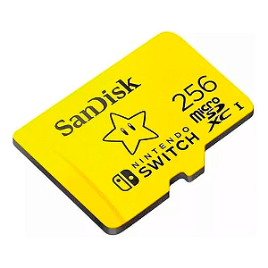 Cartão de Memória Micro SD 256GB Nintendo Switch - SanDisk