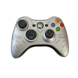 Controle Microsoft Prata Halo Reach  - Xbox 360