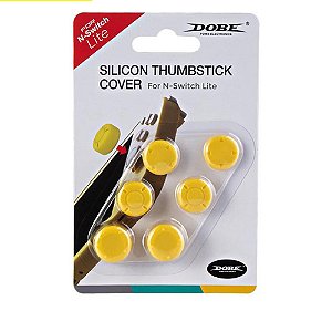Capa de Silicone Amarela para Analógico - Switch Lite