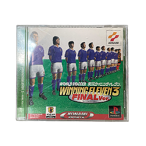 Jogo  World Soccer Jikkyou Winning Eleven 3 Final Ver - PS1 (Japonês)