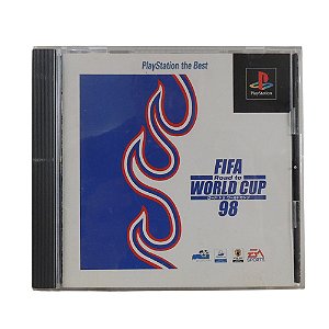 Jogo FIFA: Road to World Cup 98 - PS1 (JAPONÊS)