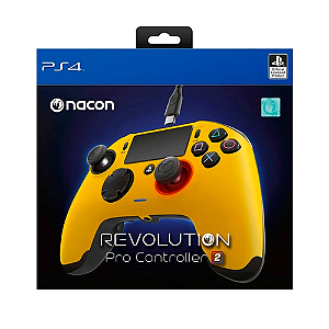 Controle Nacon Revolution: Pro Controller 2 Amarelo - PS4