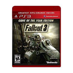 Jogo Fallout 3: Game of the Year Edition - PS3 (Greatest Hits)