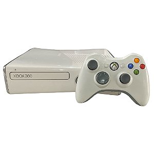 Console Xbox 360 Slim 4GB Branco - Microsoft (Desbloqueado)