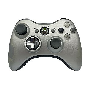 Controle Microsoft sem fio Cinza - Xbox 360