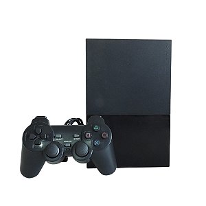 Console PlayStation 2 Slim Preto - Sony (Desbloqueado 1.93)