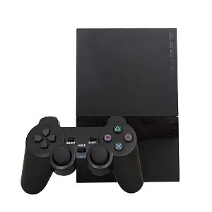 Console PlayStation 2 Slim Preto - Sony (Desbloqueado 1.93)