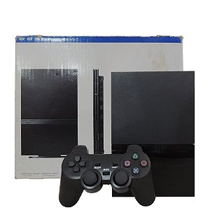 Console PlayStation 2 Slim Preto - Sony (Desbloqueado 1.93)