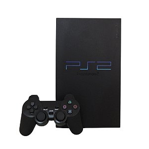Console PlayStation 2 Fat Preto - Sony (Desbloqueado Thunder)