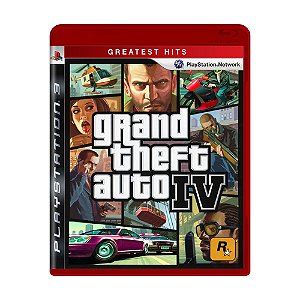 Jogo Grand Theft Auto IV (GTA 4) - PS3 (Greatest Hits)