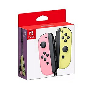 Controle Nintendo Joy-Con (Direito e Esquerdo) Amarelo pastel/Rosa pastel - Switch