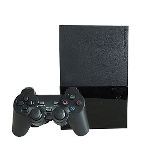 Console PlayStation 2 Slim Preto - Sony (Desbloqueado 1.93)