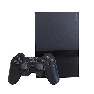 Console PlayStation 2 Slim Preto - Sony (Desbloqueado 1.93)