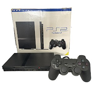 Console PlayStation 2 Slim Preto - Sony