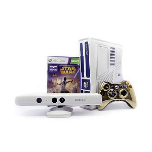 Console Xbox 360 Slim 250GB Branco - Microsoft - MeuGameUsado