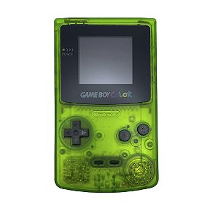 Console Game Boy Color Verde Transparente - Nintendo (TELA IPS)