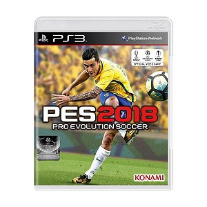 Jogo Pro Evolution Soccer 2018 (PES 18) - PS3