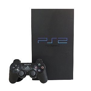 Console PlayStation 2 Fat Preto - Sony (Desbloqueado)